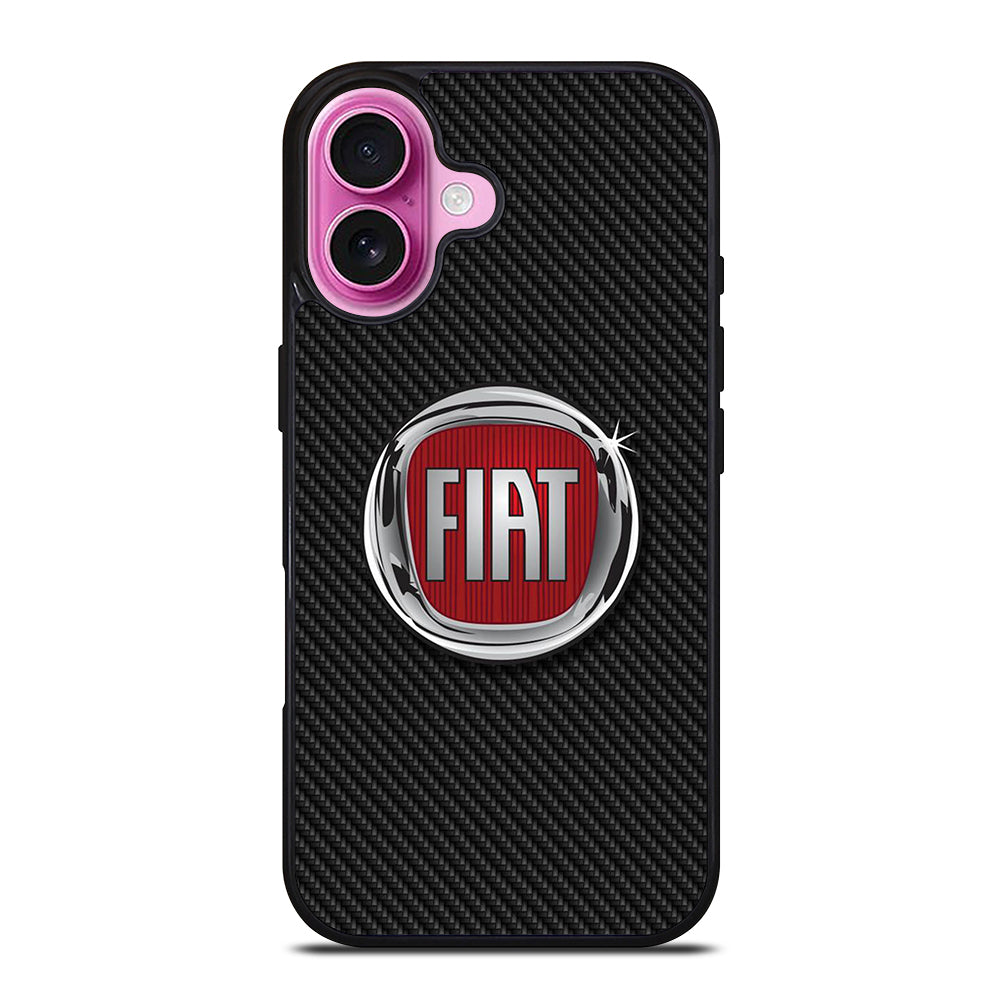 FIAT CARBON iPhone 16 Plus Case Cover
