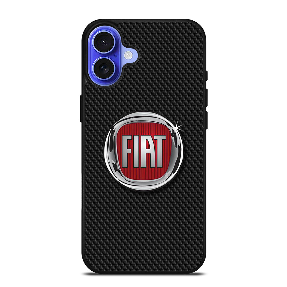 FIAT CARBON iPhone 16 Case Cover