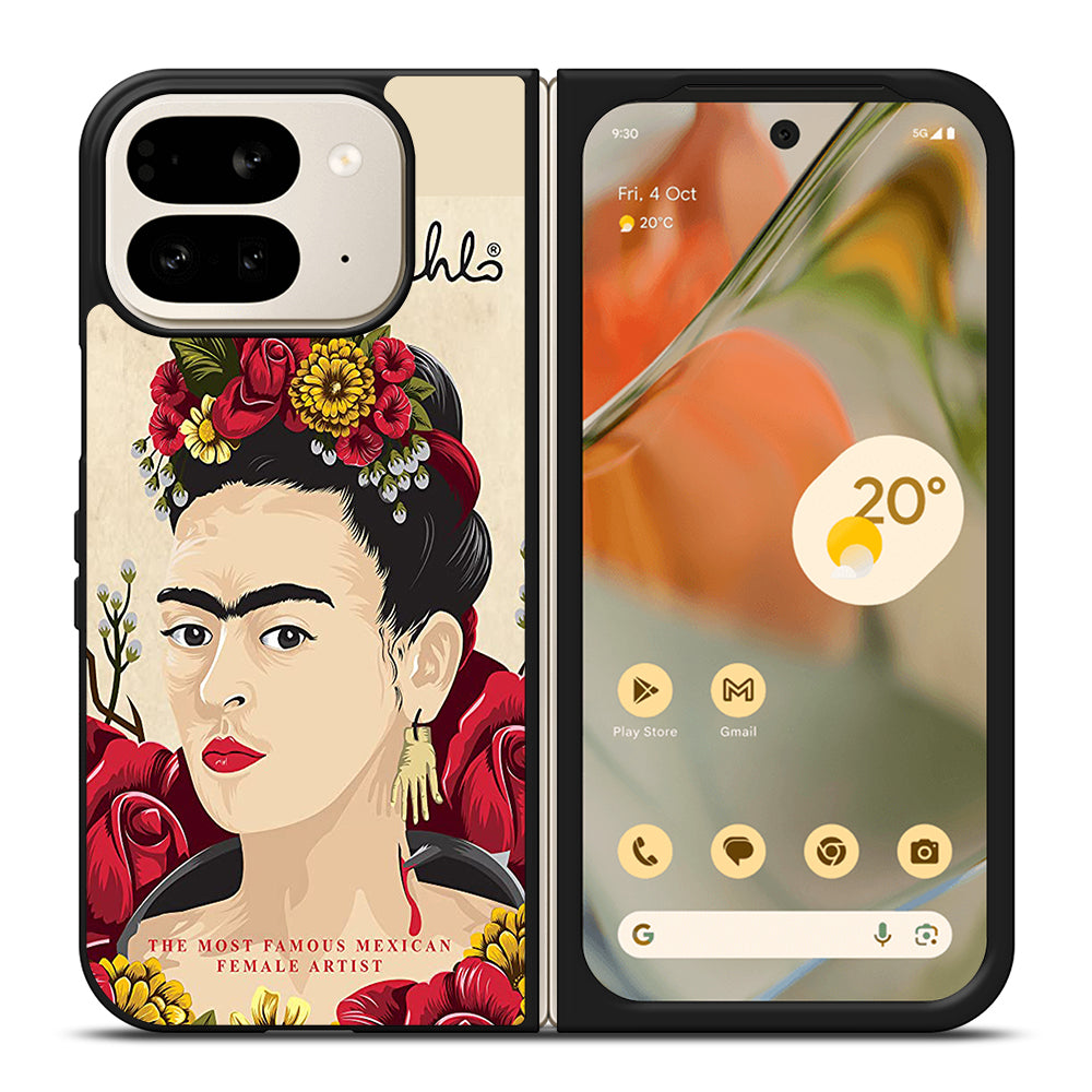 FRIDA KAHLO FLOWER Google Pixel 9 Pro Fold Case Cover