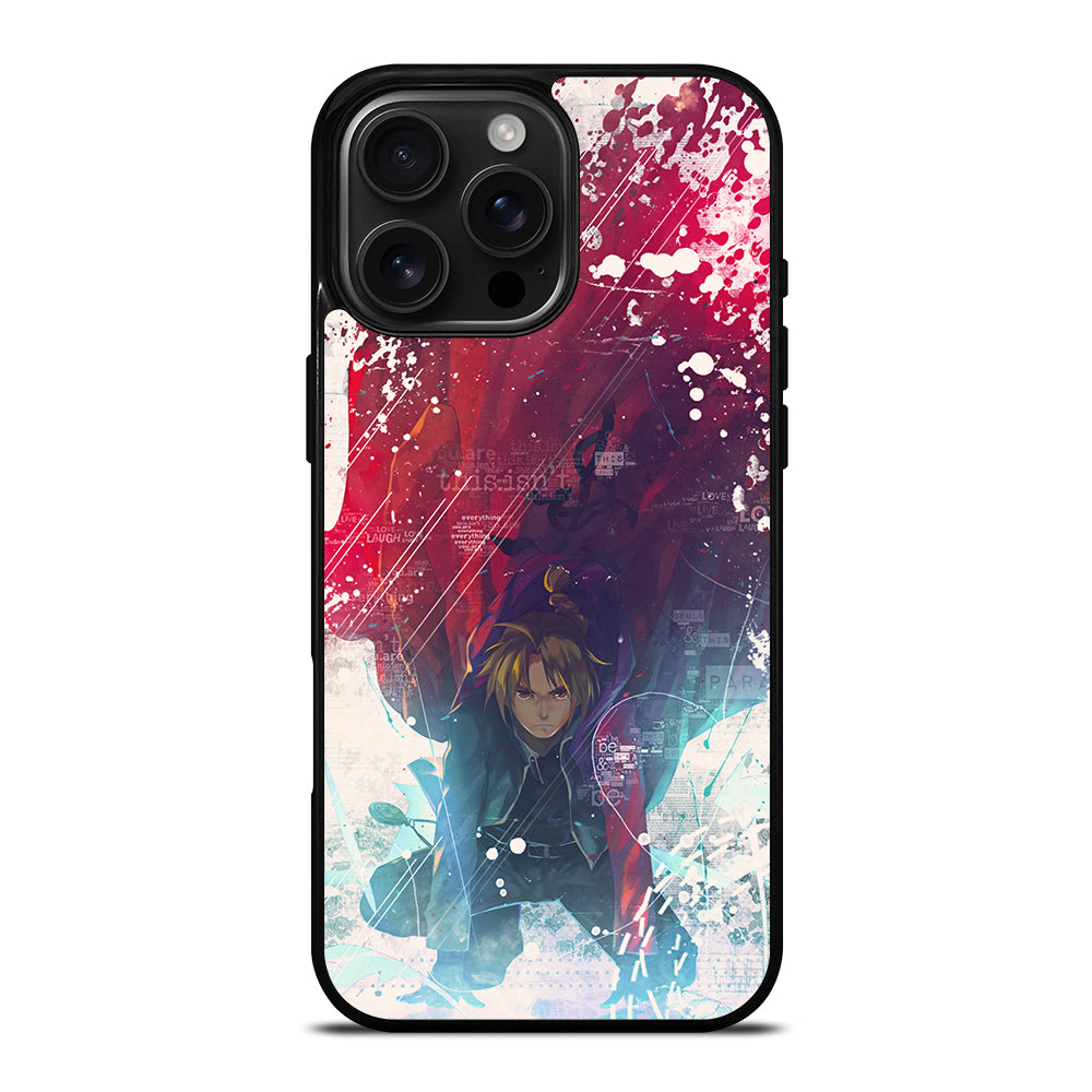 FULLMETAL ALCHEMIST EDWARD ELRIC iPhone 16 Pro Max Case Cover