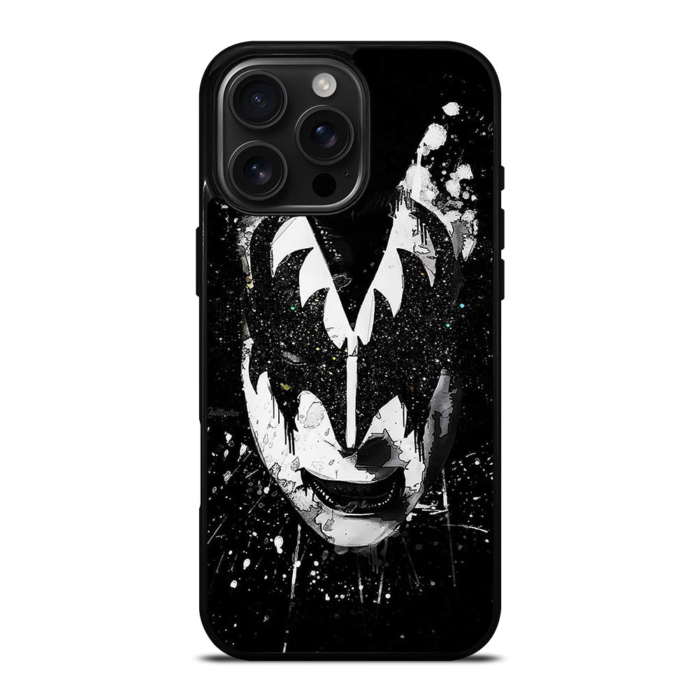 GENE SIMMONS FACE ART KISS BAND iPhone 16 Pro Max Case Cover