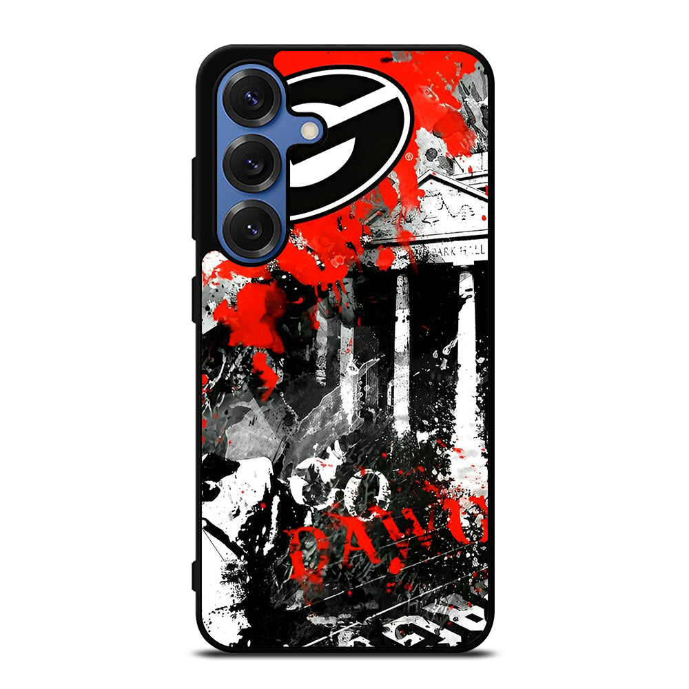 GEORGIA BULLDOGS ART Samsung Galaxy S25 Case Cover