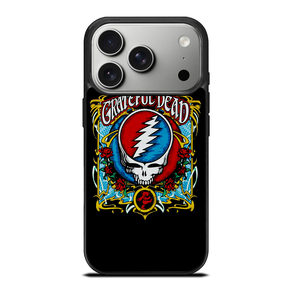 GRATEFUL DEAD BAND ROSE LOGO iPhone 17 Pro Case Cover