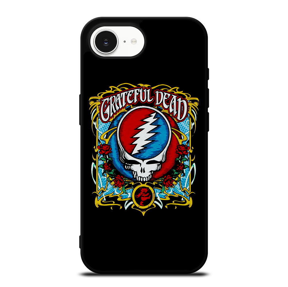 GRATEFUL DEAD BAND ROSE LOGO iPhone 16e Case Cover
