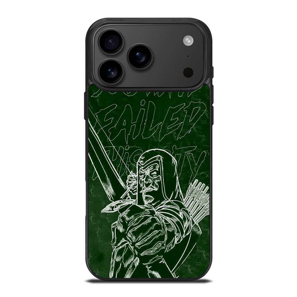 GREEN ARROW QUOTE iPhone 17 Pro Max Case Cover