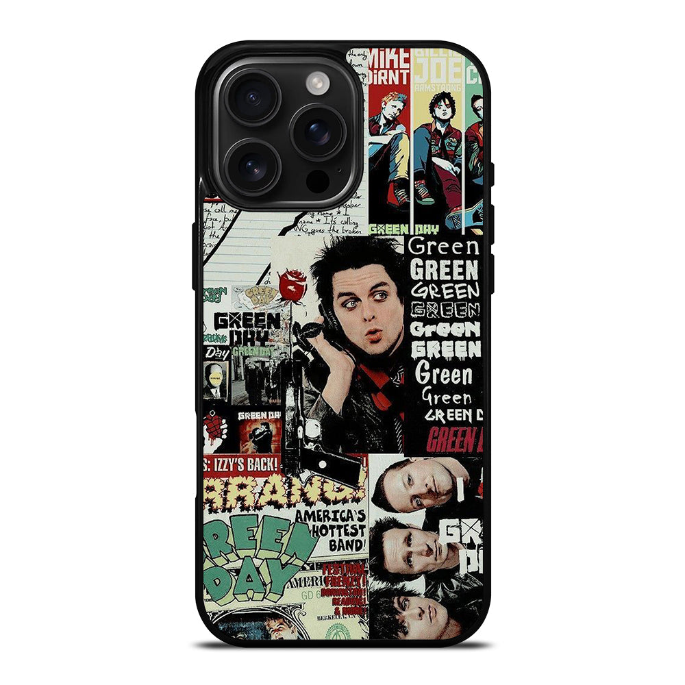 GREEN DAY BAND POSTER iPhone 16 Pro Max Case Cover