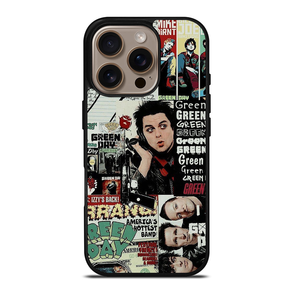 GREEN DAY BAND POSTER iPhone 16 Pro Case Cover