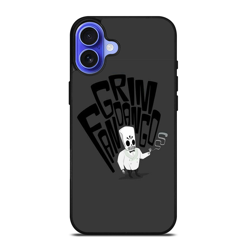 GRIM FANDANGO MANNY CALAVERA CARTOON 2 iPhone 16 Case Cover