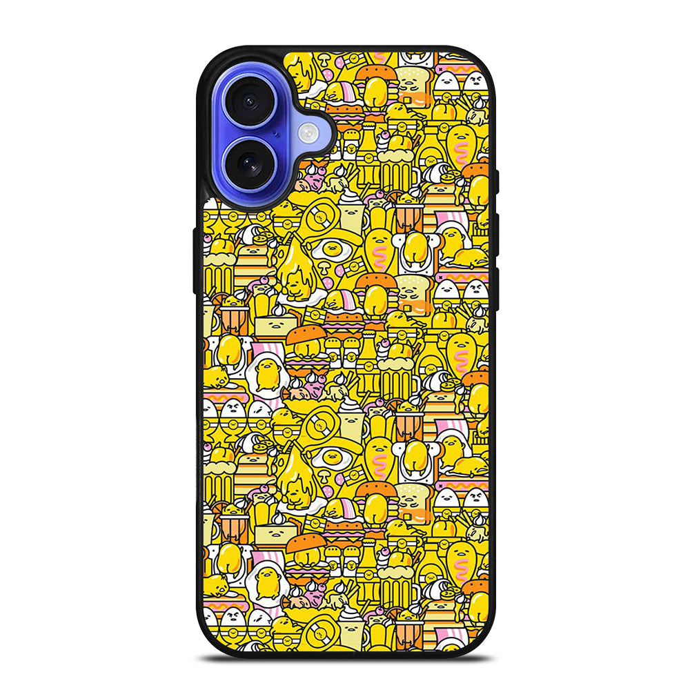 GUDETAMA LAZY EGG CUTE PATTERN iPhone 16 Case Cover