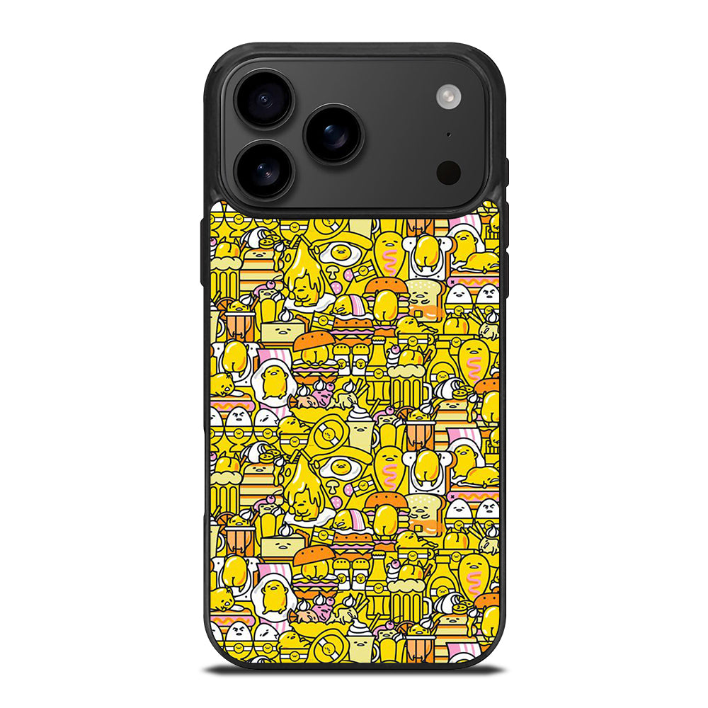 GUDETAMA LAZY EGG CUTE PATTERN iPhone 17 Pro Max Case Cover