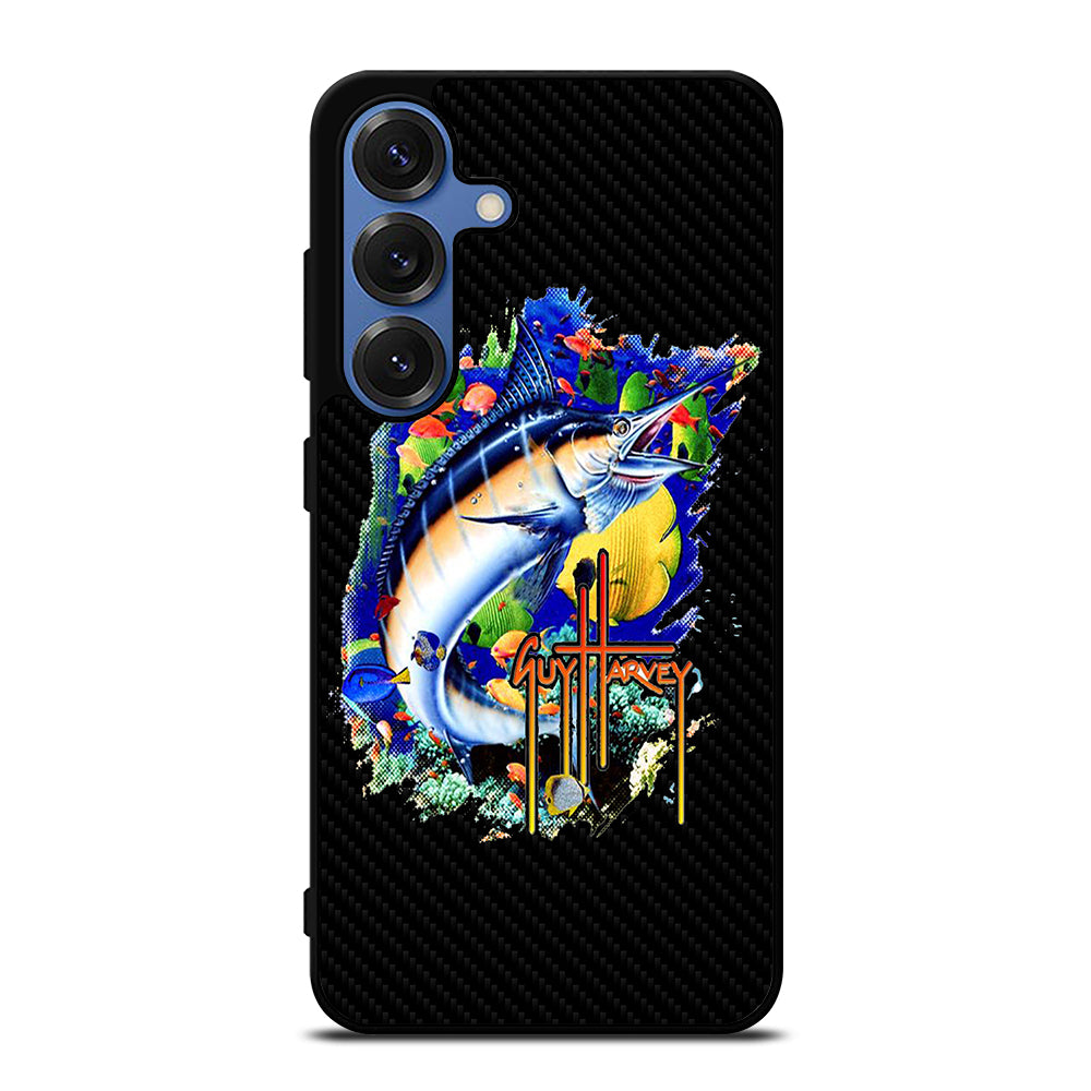 GUY HARVEY ISLAND CARBOON LOGO Samsung Galaxy S25 Case Cover