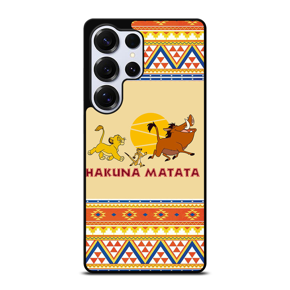 HAKUNA MATATA LION KING AZTEC 4 Samsung Galaxy S26 Ultra Case Cover