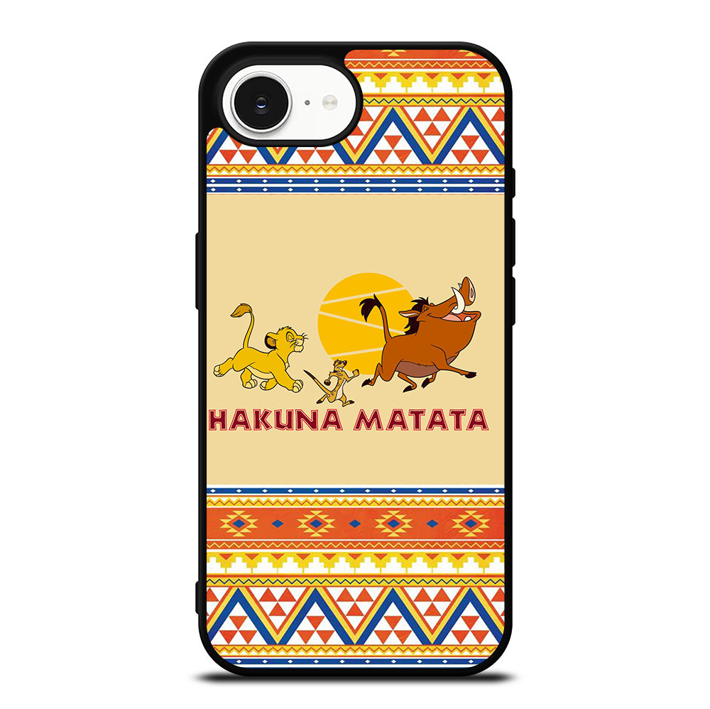 HAKUNA MATATA LION KING AZTEC 4 iPhone 16e Case Cover