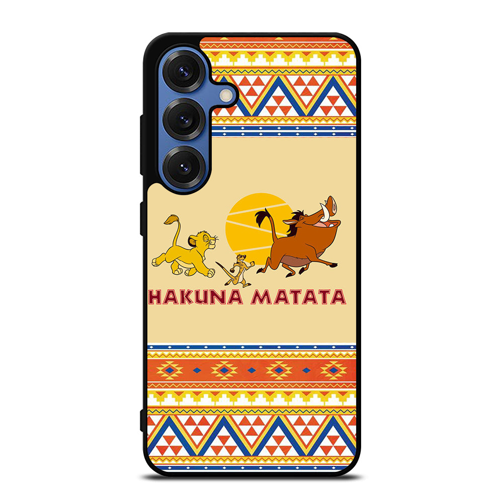 HAKUNA MATATA LION KING AZTEC 4 Samsung Galaxy S26 Case Cover