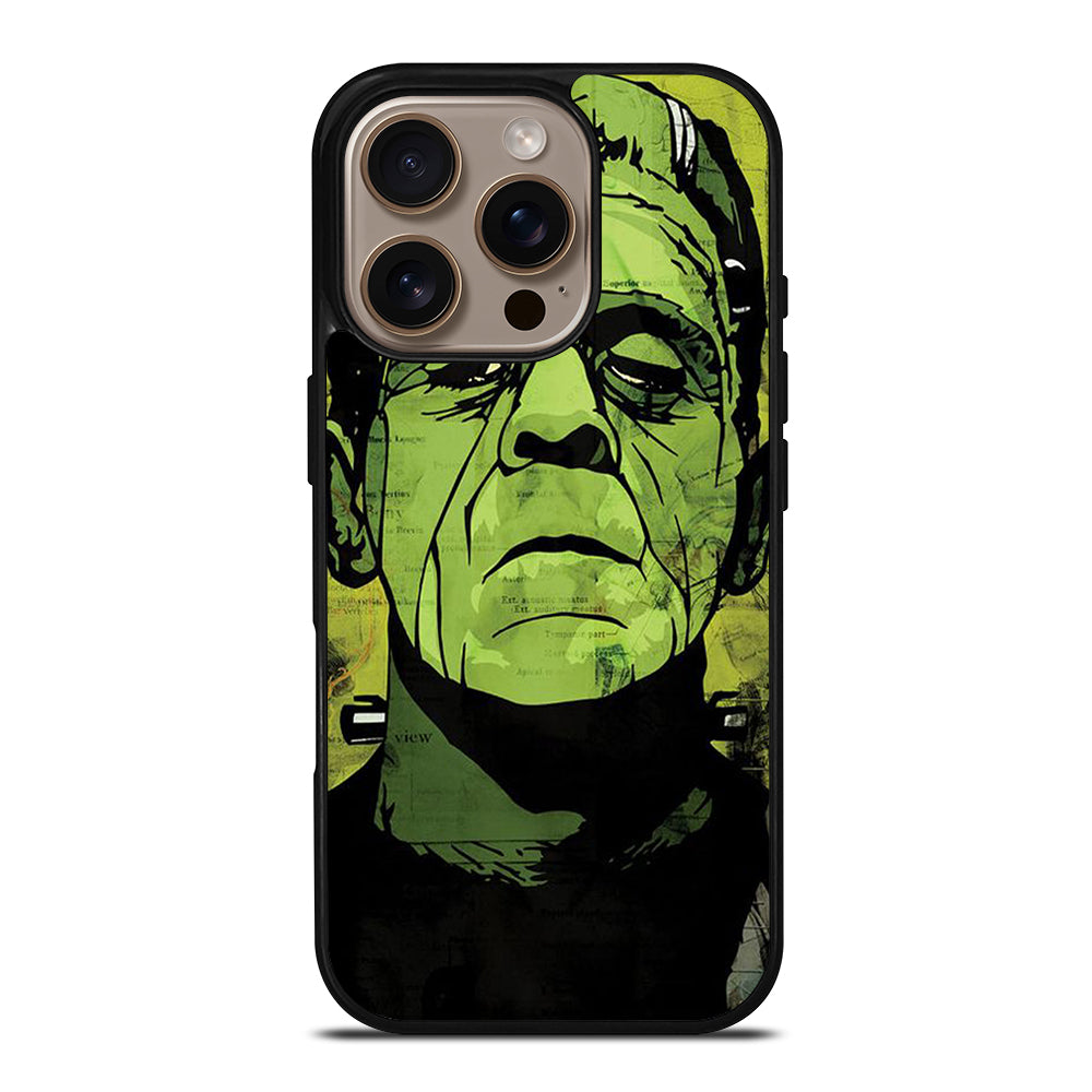 HALLOWEEN FRANKENSTEIN ART FACE iPhone 16 Pro Case Cover
