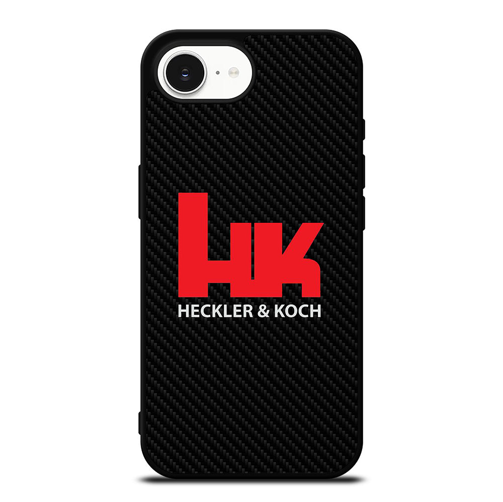 HECKLER AND KOCH LOGO CARBON iPhone 16e Case Cover
