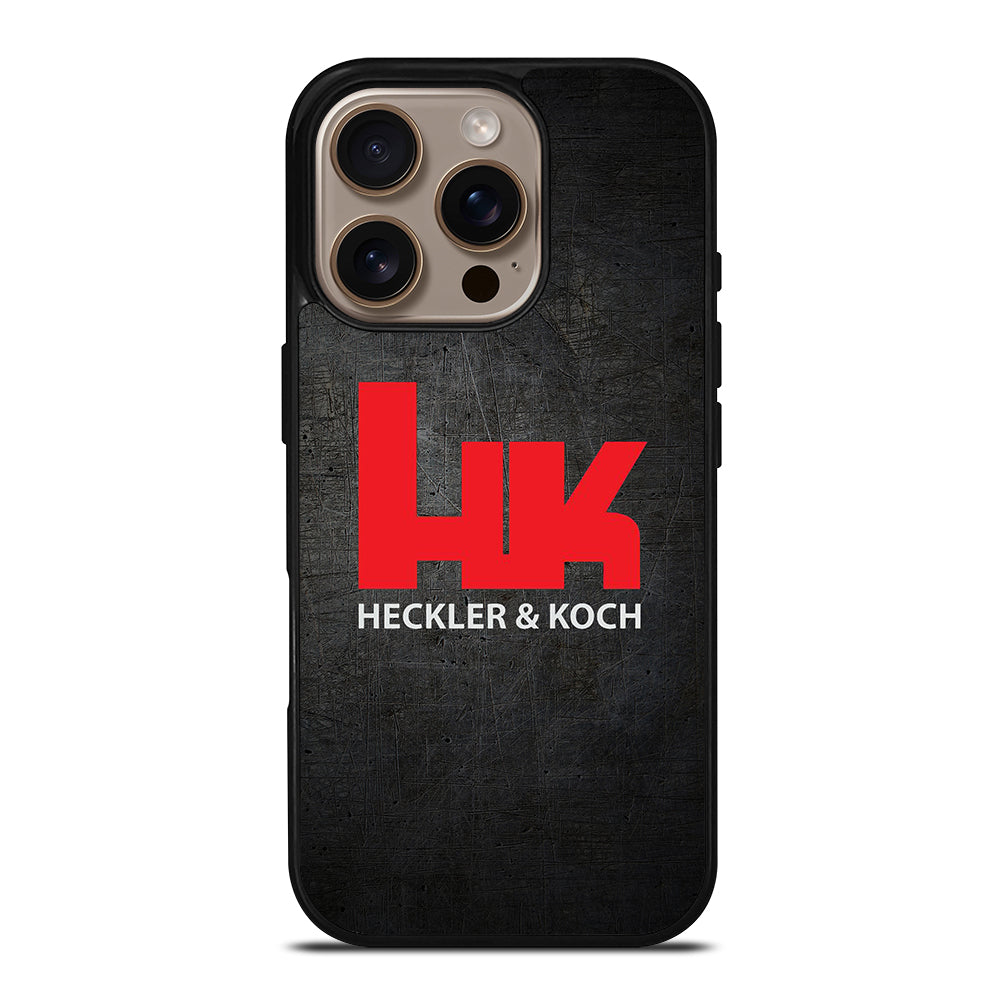 HECKLER AND KOCH LOGO METAL LOGO iPhone 16 Pro Case Cover