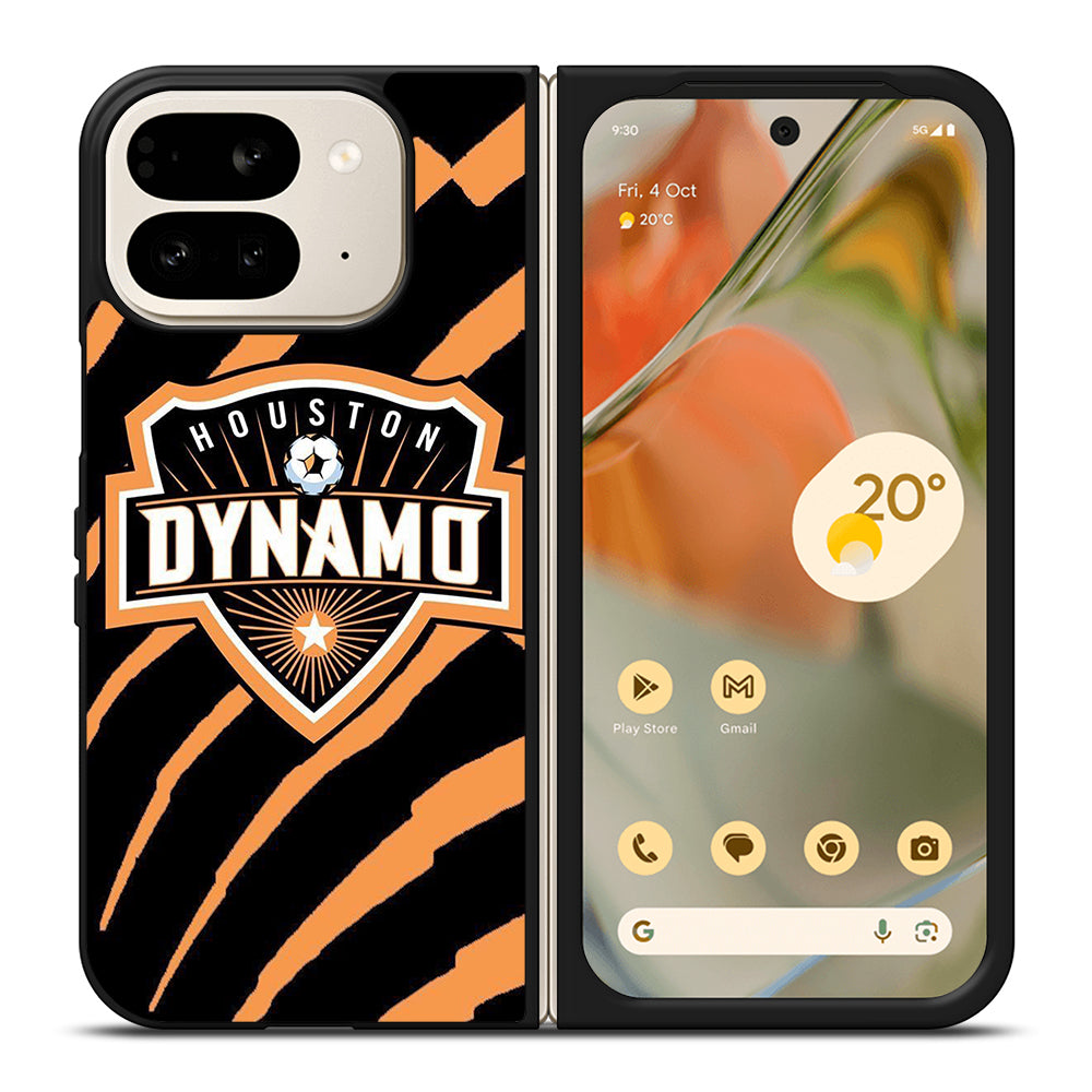HOUSTON DYNAMO FC SOCCER MLS LOGO 1 Google Pixel 9 Pro Fold Case Cover