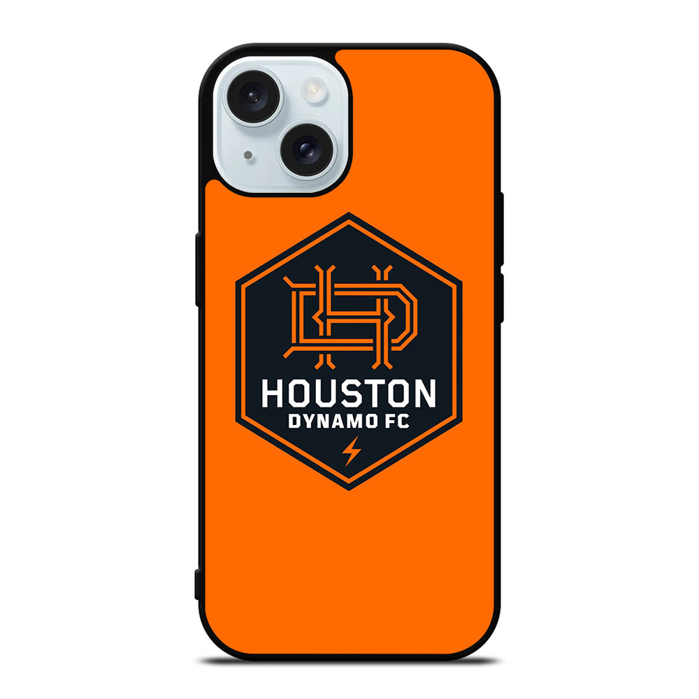 HOUSTON DYNAMO FC SOCCER MLS LOGO 2 iPhone 15 Case Cover