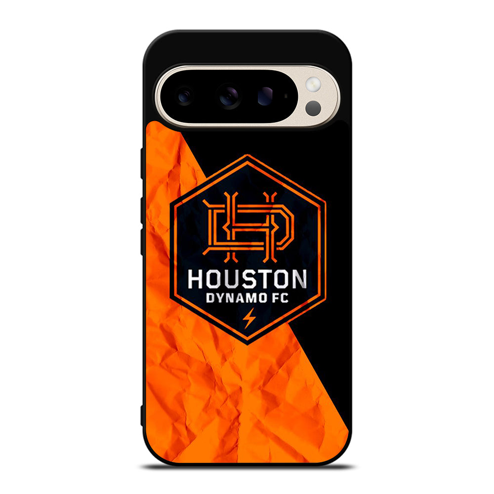 HOUSTON DYNAMO FC SOCCER MLS LOGO 3 Google Pixel 9 Pro Case Cover
