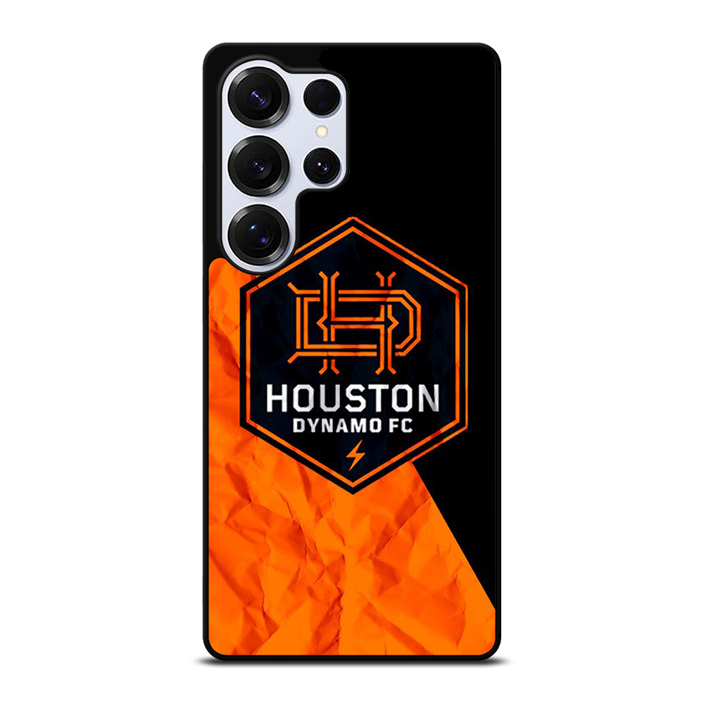 HOUSTON DYNAMO FC SOCCER MLS LOGO 3 Samsung Galaxy S25 Ultra Case Cover