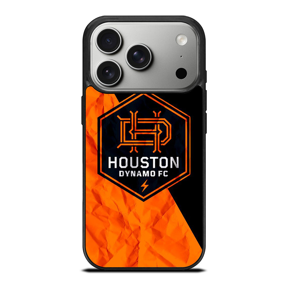 HOUSTON DYNAMO FC SOCCER MLS LOGO 3 iPhone 17 Pro Case Cover