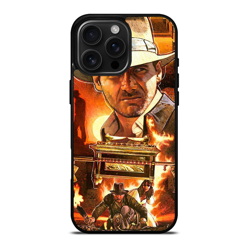 INDIANA JONES RAIDERS OF THE LOST ARK ART iPhone 16 Pro Max Case Cover
