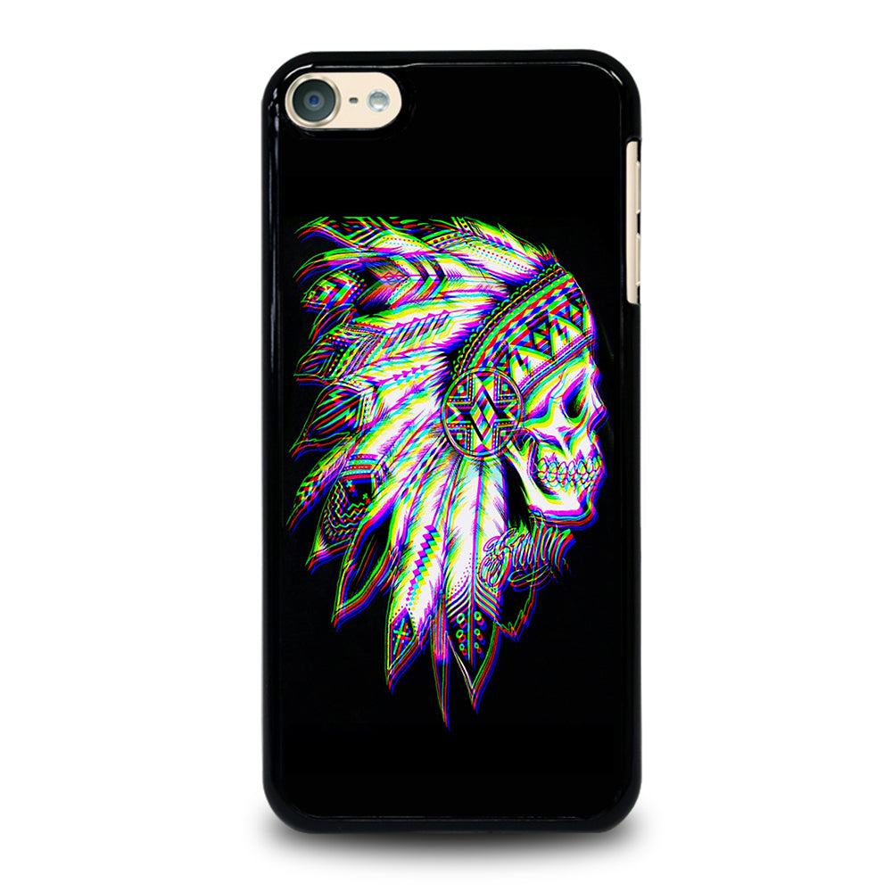 INDIAN FEATHER SKULL LOGO iPod Touch 6 Case Cover