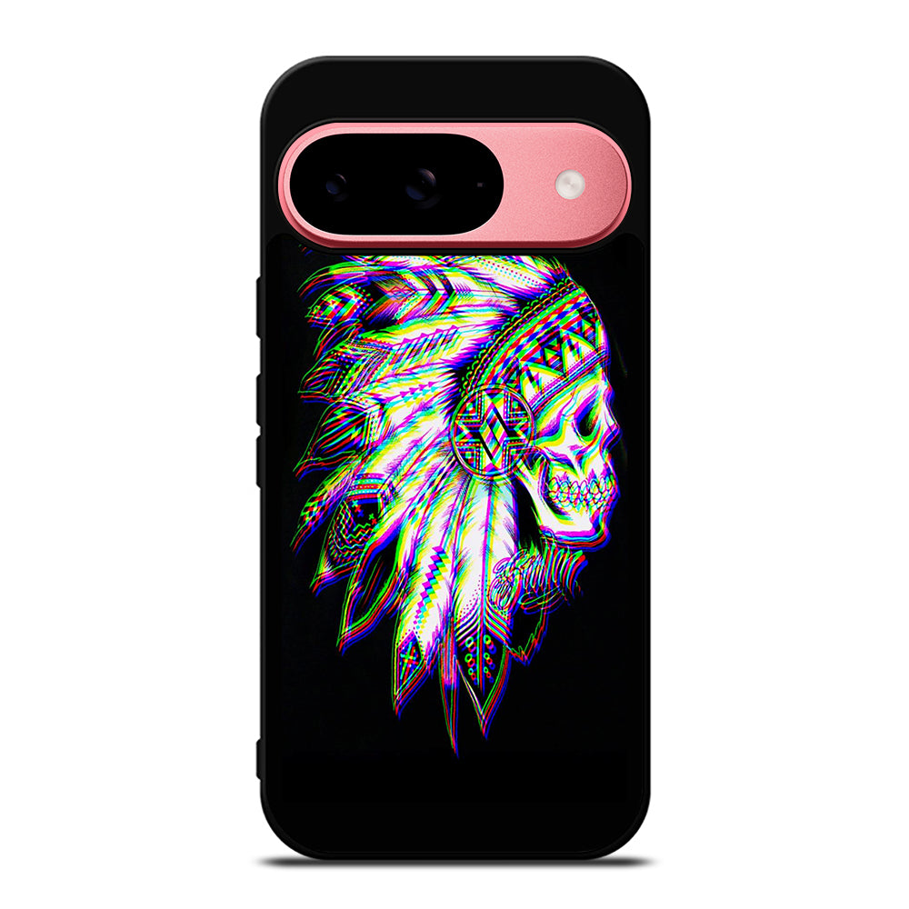 INDIAN FEATHER SKULL LOGO Google Pixel 9 Case Cover