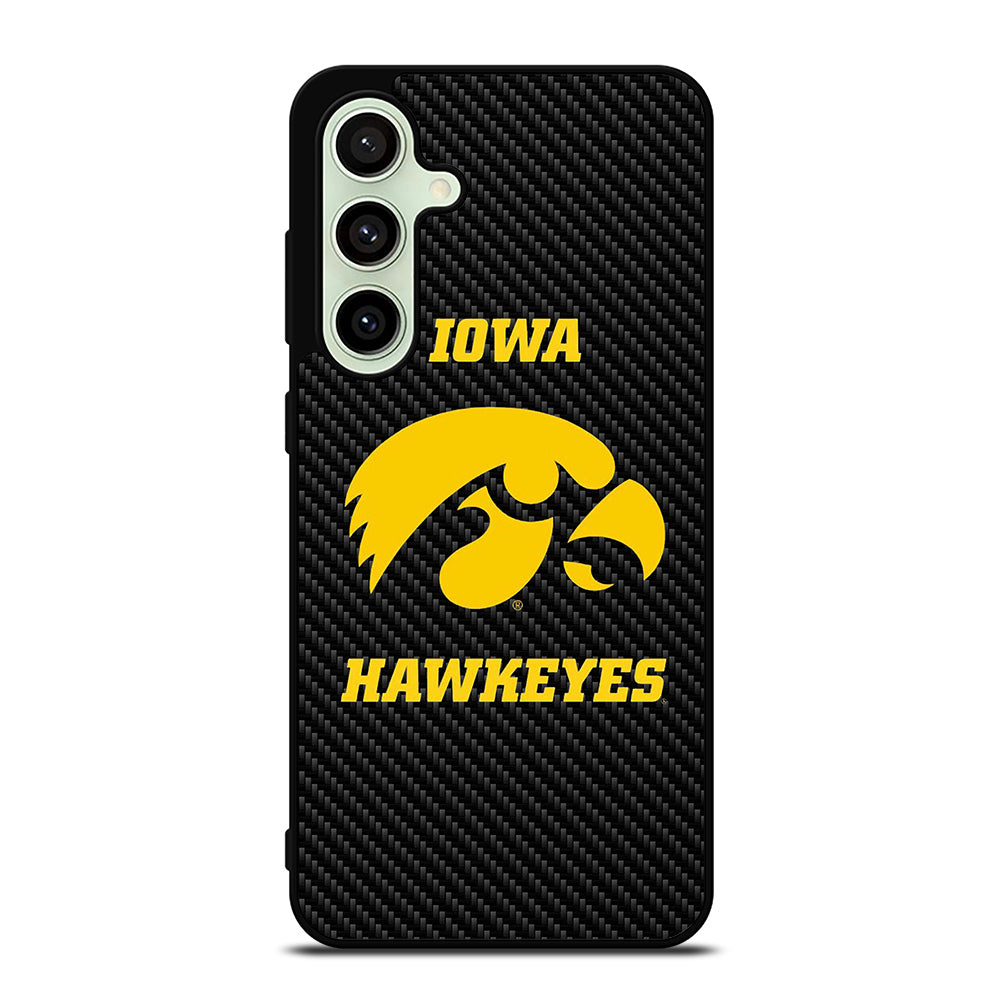 IOWA HAWKEYES CARBON LOGO Samsung Galaxy S24 FE Case Cover