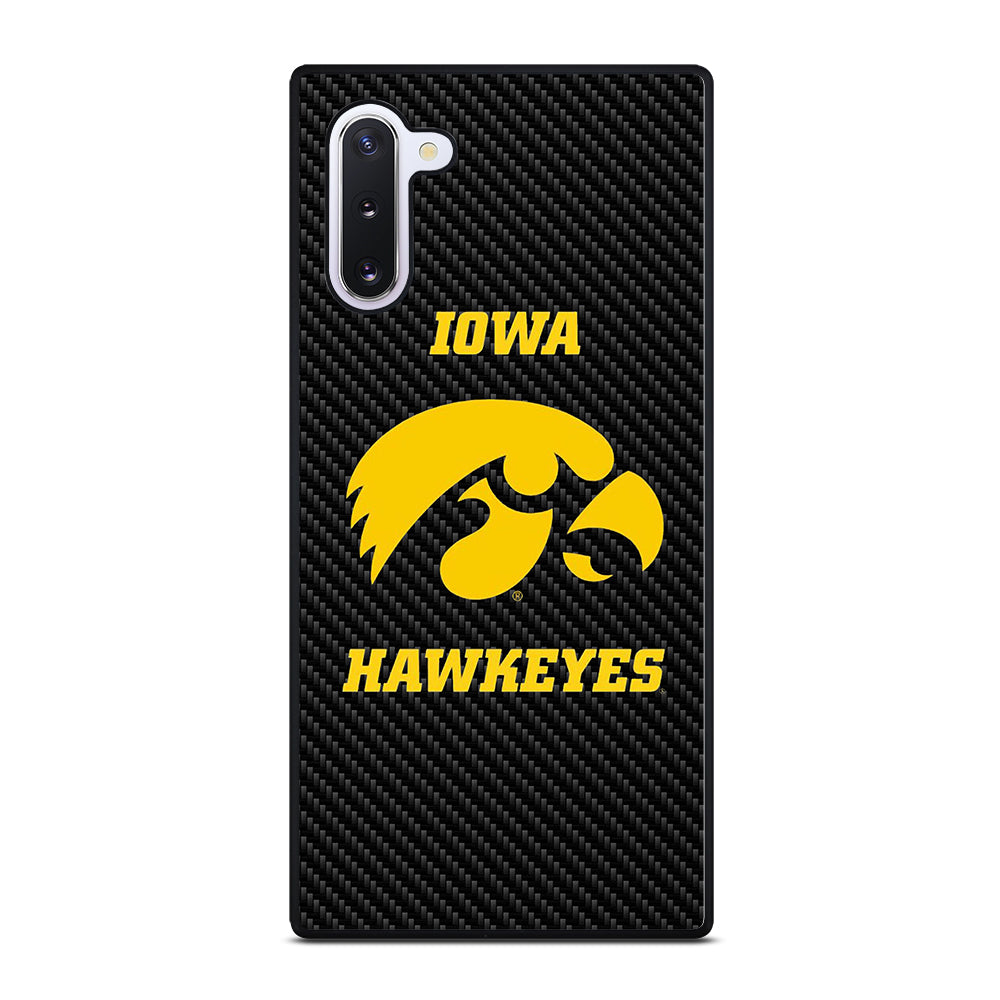 IOWA HAWKEYES CARBON LOGO Samsung Galaxy Note 10 Case Cover