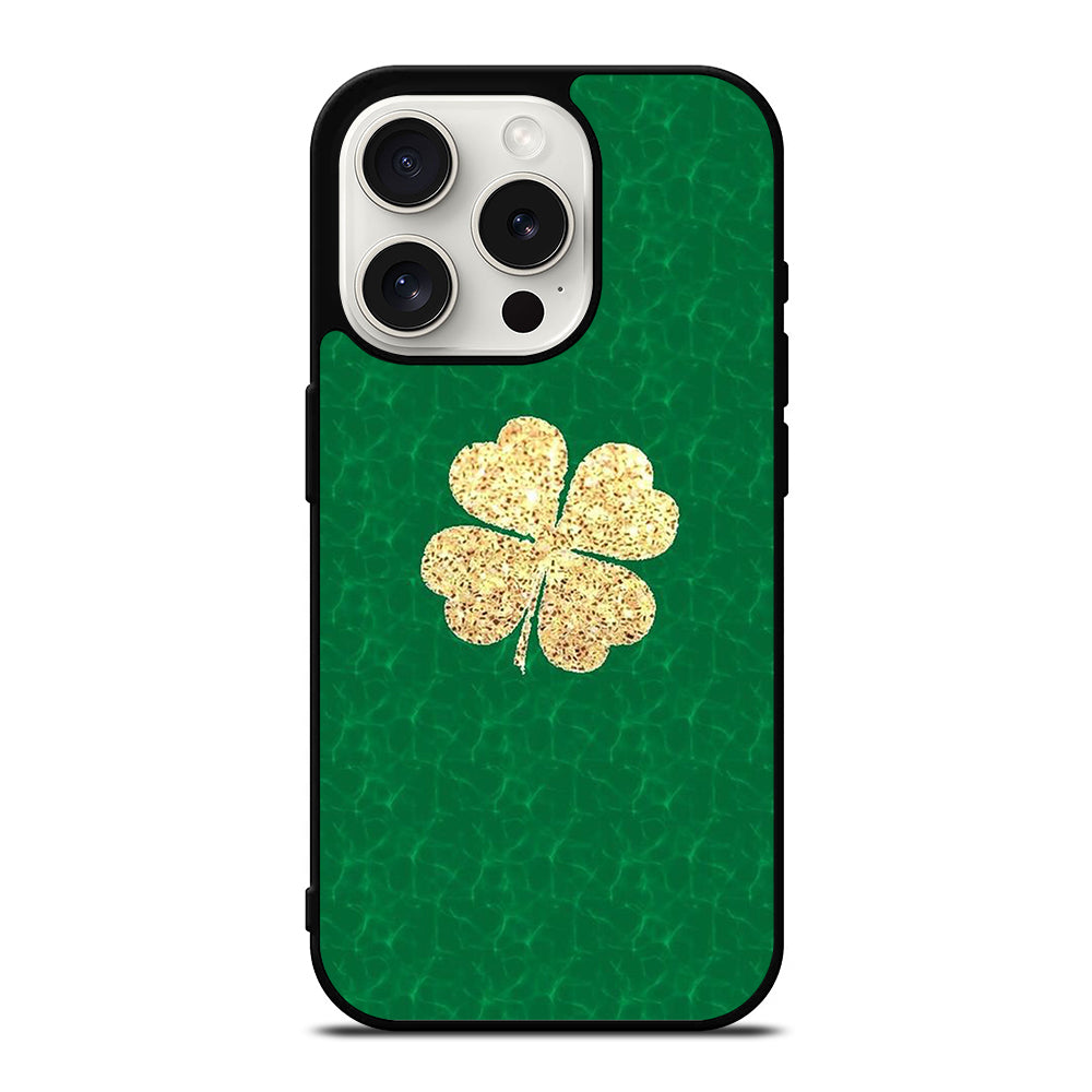 IRISH SHAMROCK CLOVER FLOWER 3 iPhone 15 Pro Case Cover