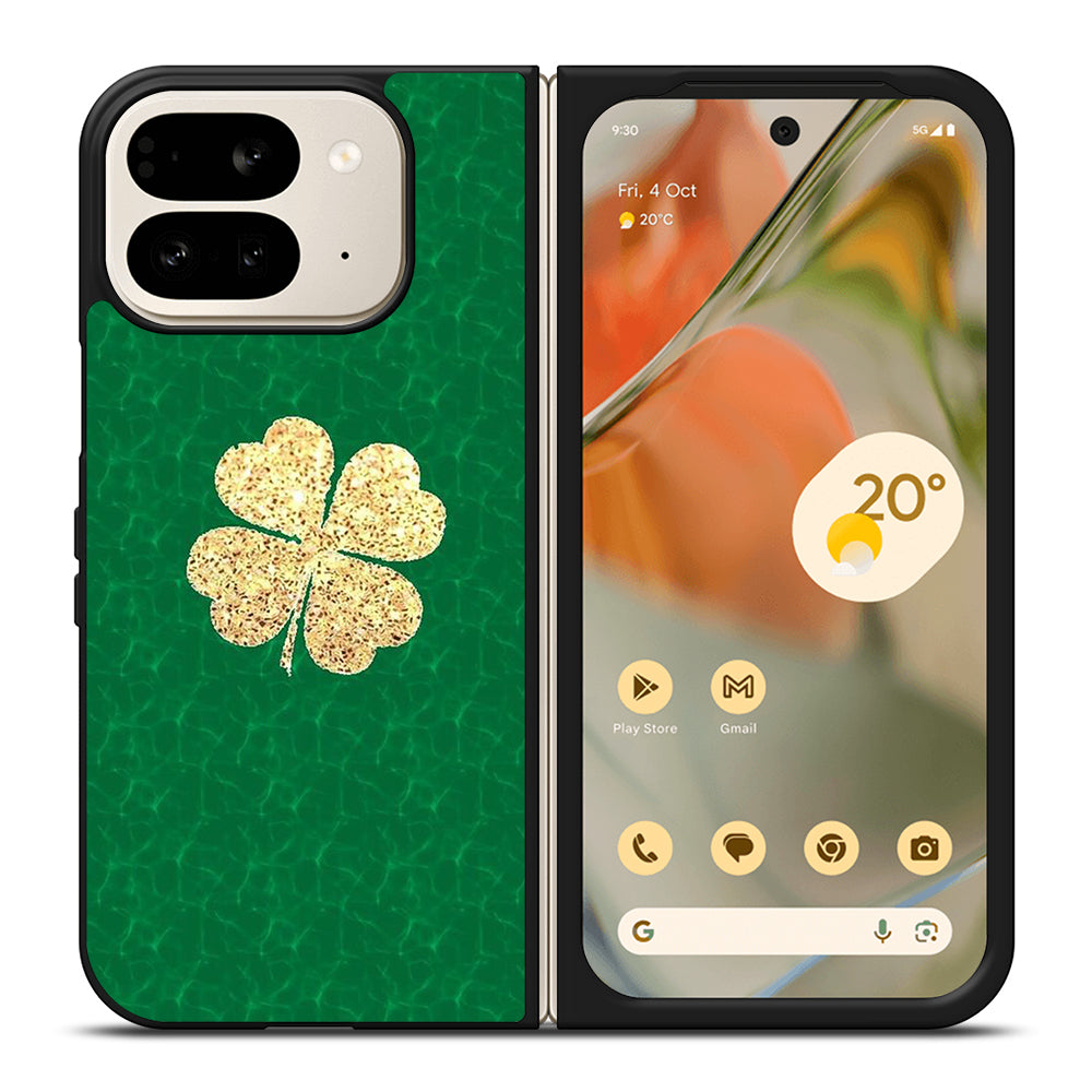 IRISH SHAMROCK CLOVER FLOWER 3 Google Pixel 9 Pro Fold Case Cover
