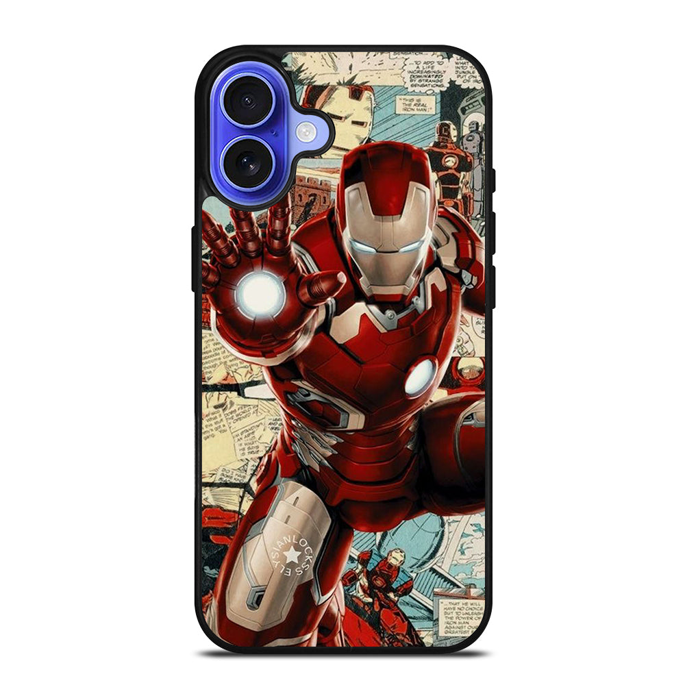 IRON MAN COMIC MARVEL iPhone 16 Case Cover