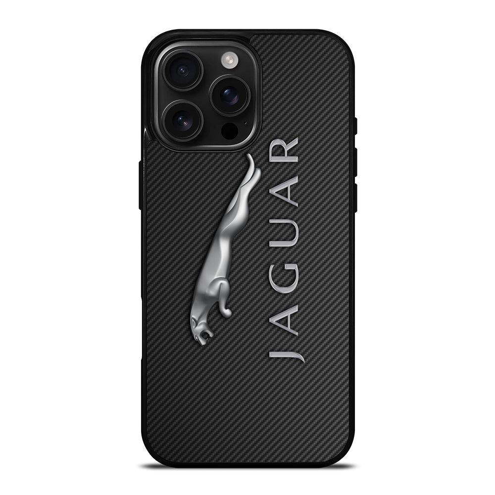 JAGUAR CAR LOGO CARBON iPhone 16 Pro Max Case Cover