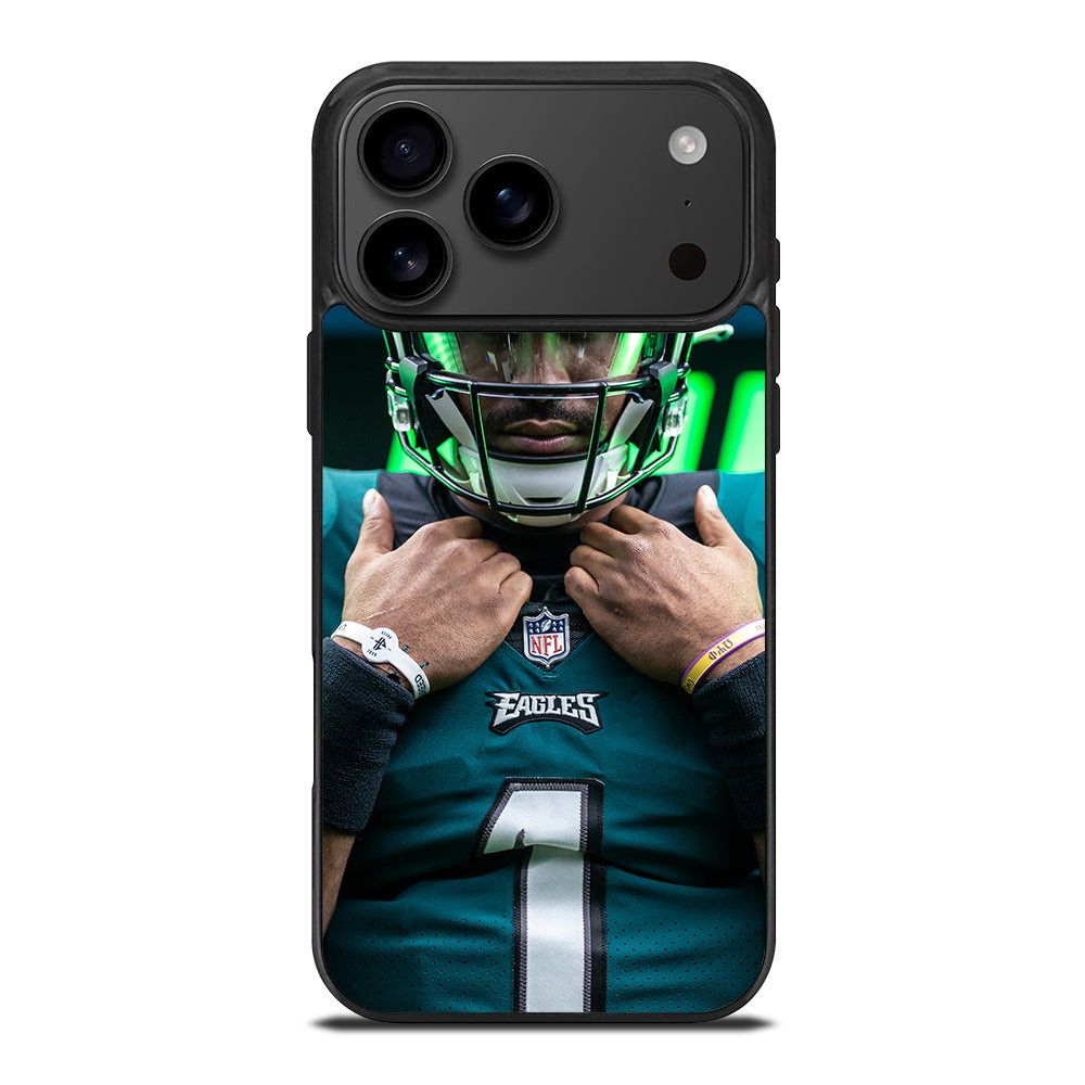 JALEN HURTS PHILADELPHIA EAGLES NFL 3 iPhone 17 Pro Max Case Cover