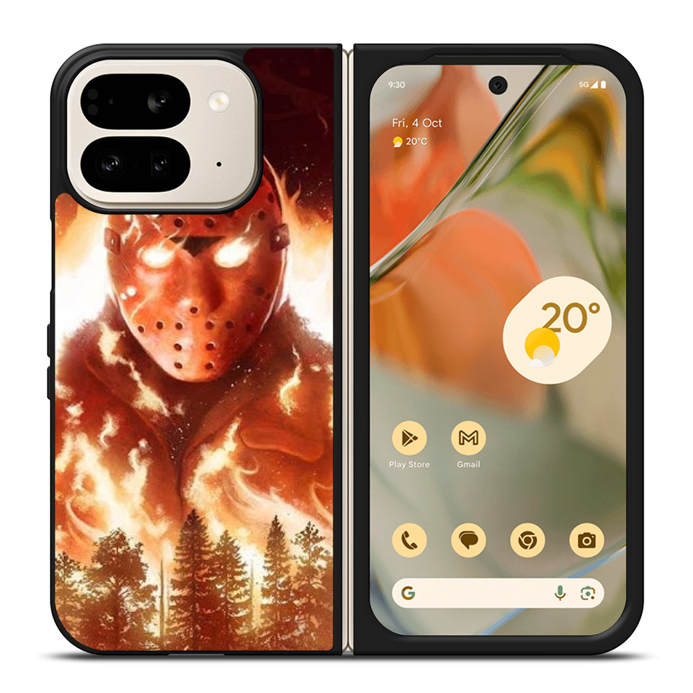 JASON FRIDAY THE 13TH FLAME Google Pixel 9 Pro Fold Case Cover