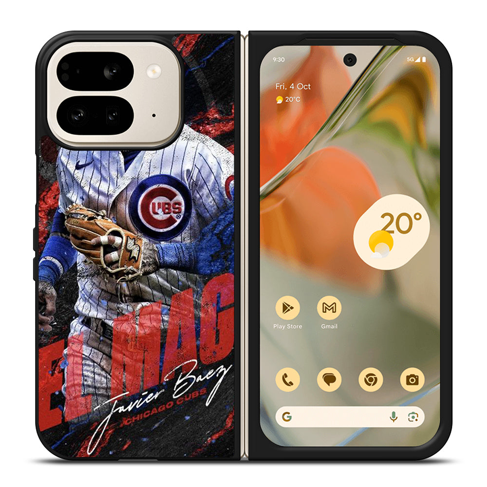 JAVIER BAEZ CHICAGO CUBS BASEBALL MLB 2 Google Pixel 9 Pro Fold Case Cover
