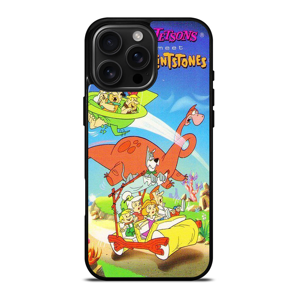 JETSONS MEET FLINTSTONES CARTOON SERIES iPhone 16 Pro Max Case Cover
