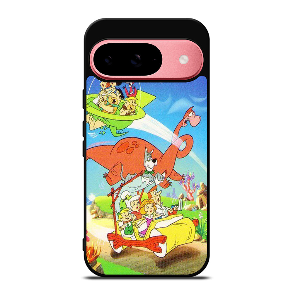 JETSONS MEET FLINTSTONES CARTOON SERIES Google Pixel 9 Case Cover