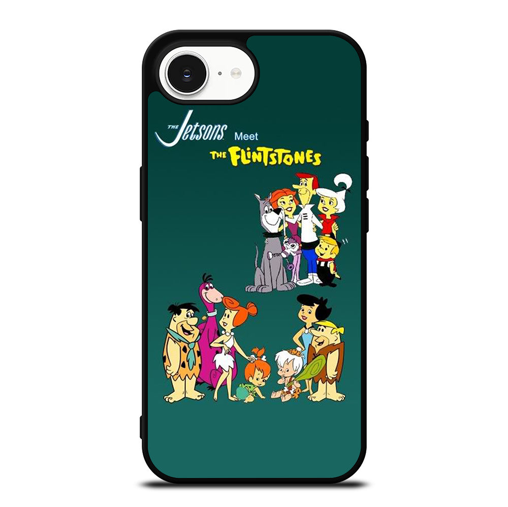 JETSONS MEET FLINTSTONES CHARACTER iPhone 16e Case Cover