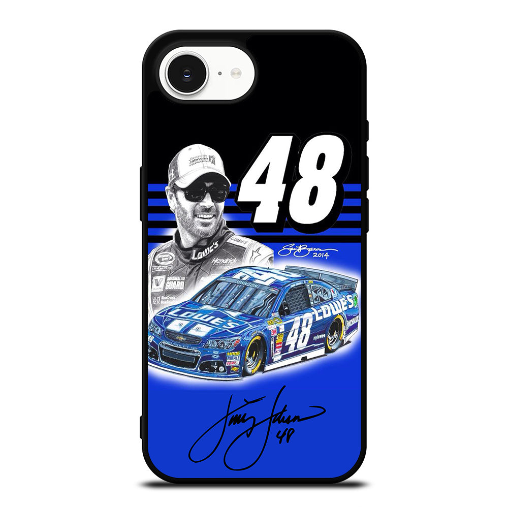 JIMMIE JOHNSON 48 NASCAR SIGNATURE 3 iPhone 16e Case Cover