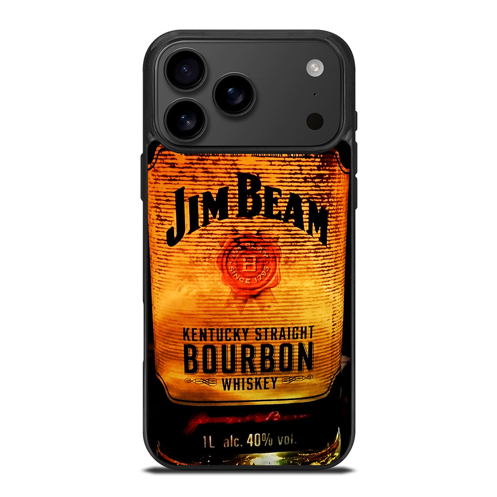 JIM BEAM WHISKEY BOTTLE 3 iPhone 17 Pro Max Case Cover
