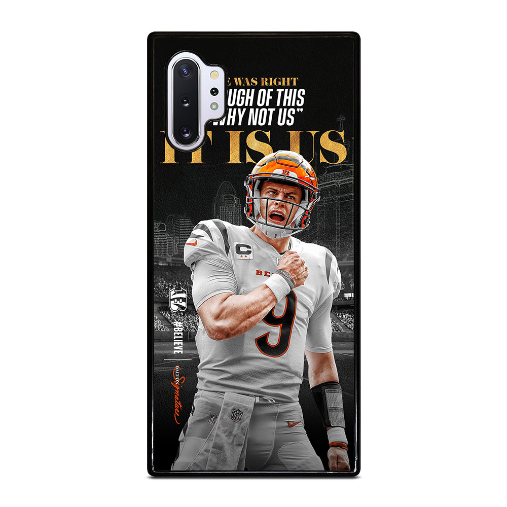 JOE BURROW CINCINNATI BENGALS QUOTE Samsung Galaxy Note 10 Plus Case Cover