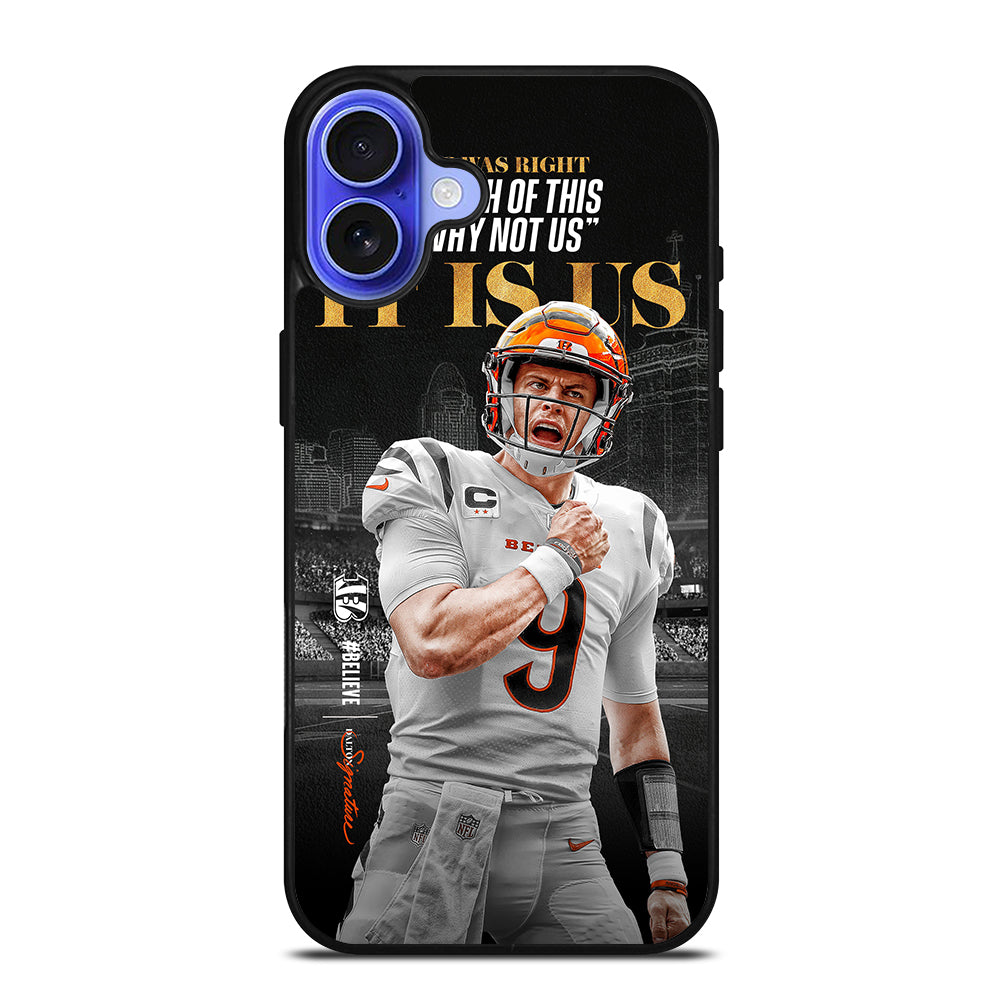 JOE BURROW CINCINNATI BENGALS QUOTE iPhone 16 Case Cover