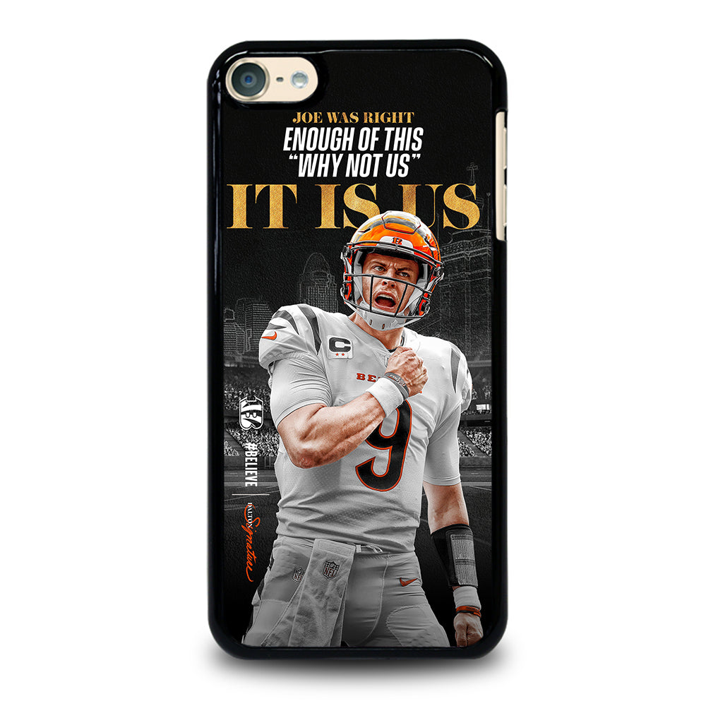 JOE BURROW CINCINNATI BENGALS QUOTE iPod Touch 6 Case Cover