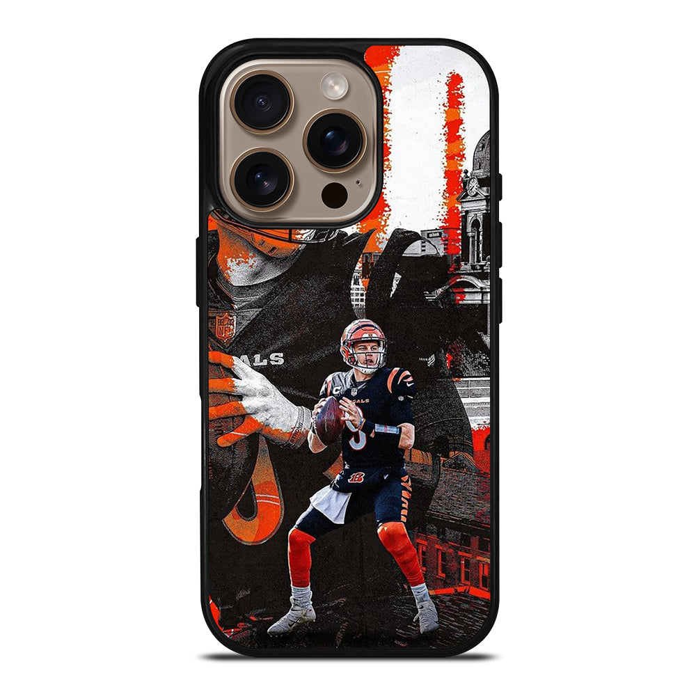 JOE BURROW CINCINNATI BENGALS iPhone 16 Pro Case Cover