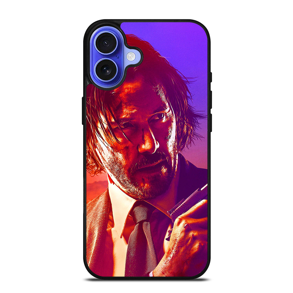 JOHN WICK KEANU REEVES FACE 2 iPhone 16 Case Cover