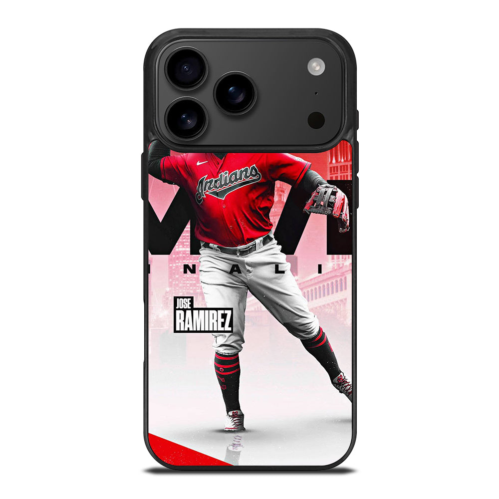 JOSE RAMIREZ CLEVELAND GUARDIANS MLB iPhone 17 Pro Max Case Cover