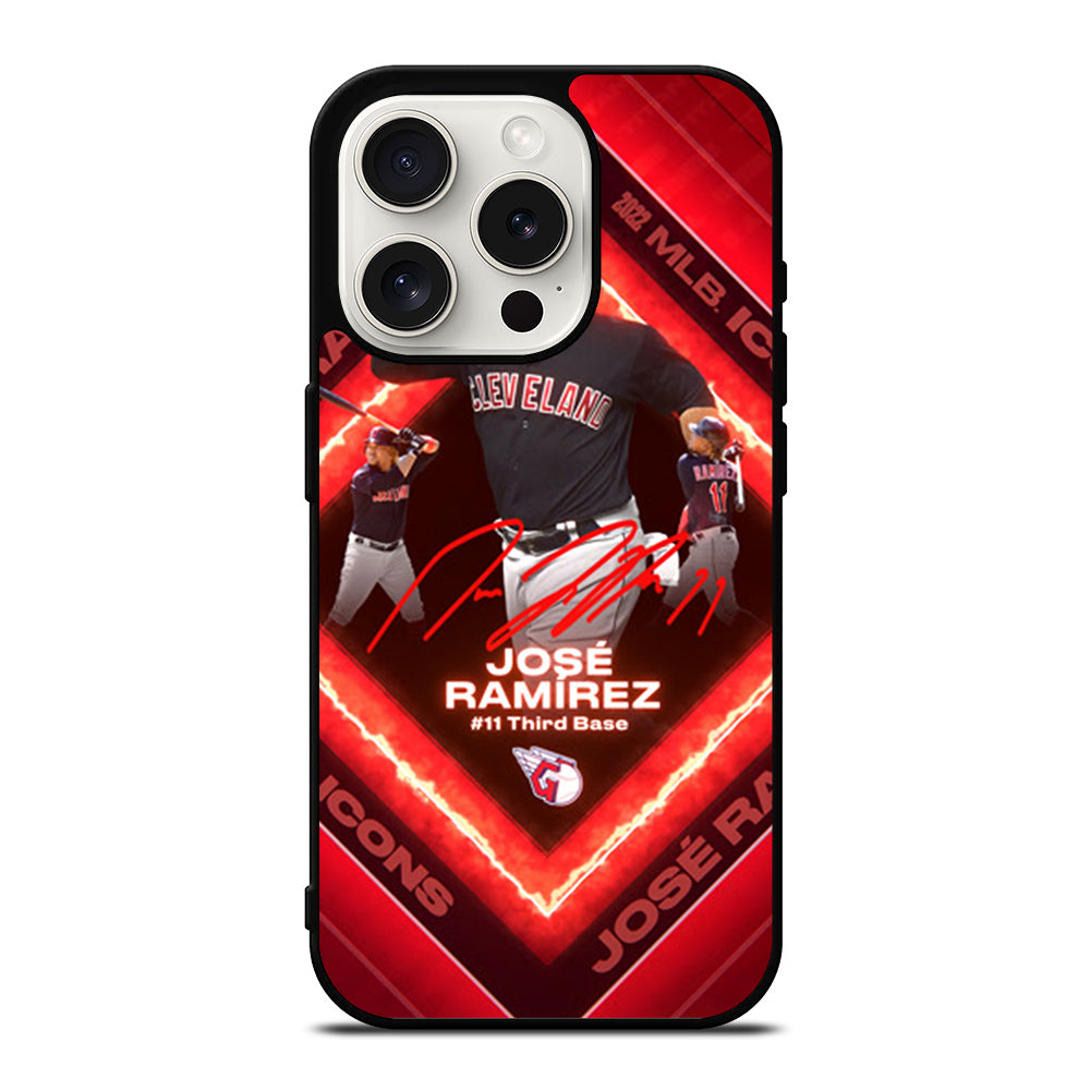 JOSE RAMIREZ CLEVELAND GUARDIANS iPhone 15 Pro Case Cover